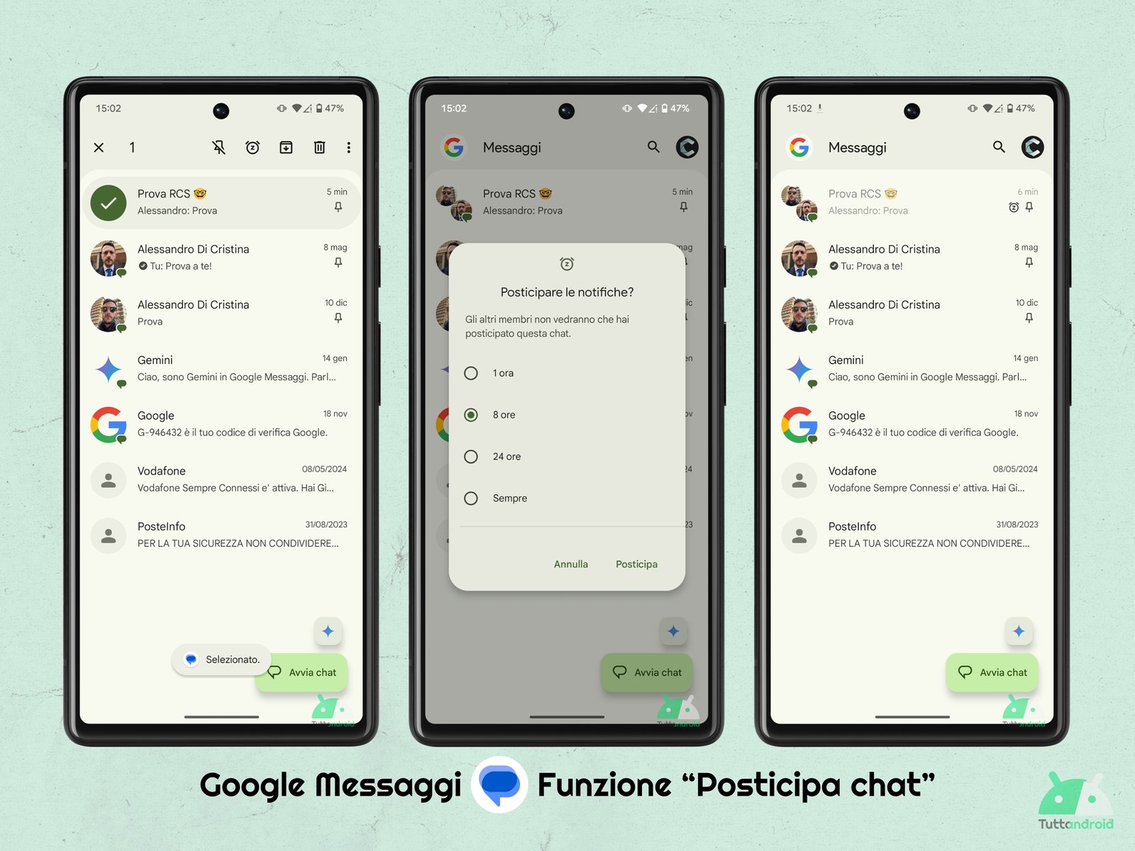 Google Messages V202505602_05_RC00 Beta - Posticip chat
