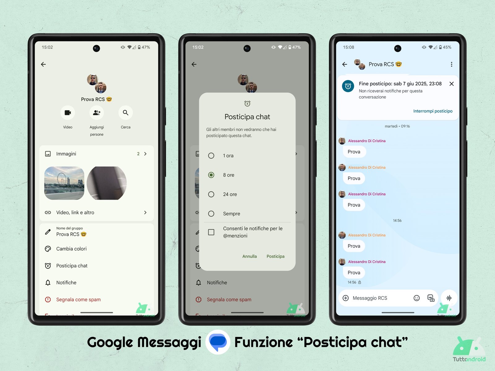 Google Messages V202505602_05_RC00 Beta - Posticip chat
