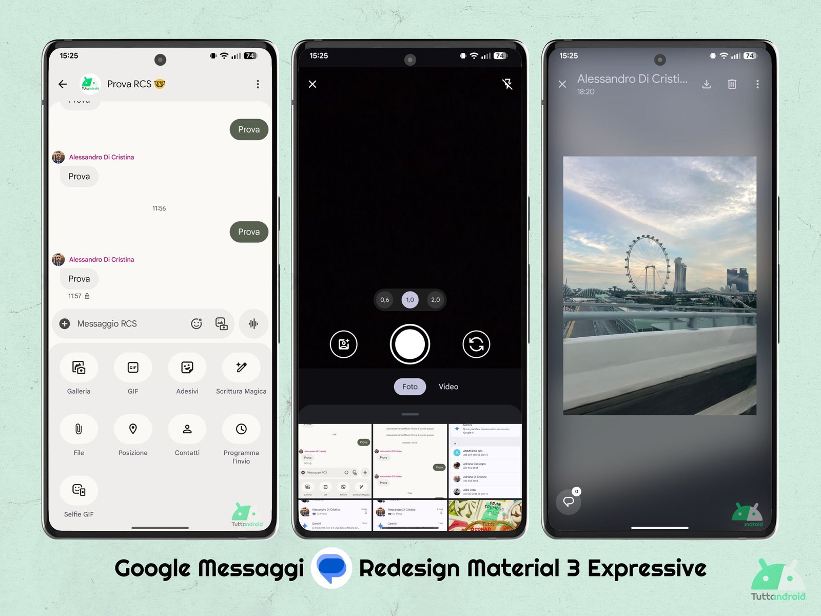 Google Messages V202505602_05_RC00 Beta - Redesign Material 3 Expressive - Multimedia