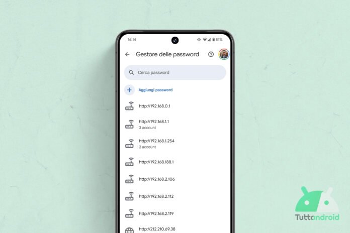 Gestore delle password di Google