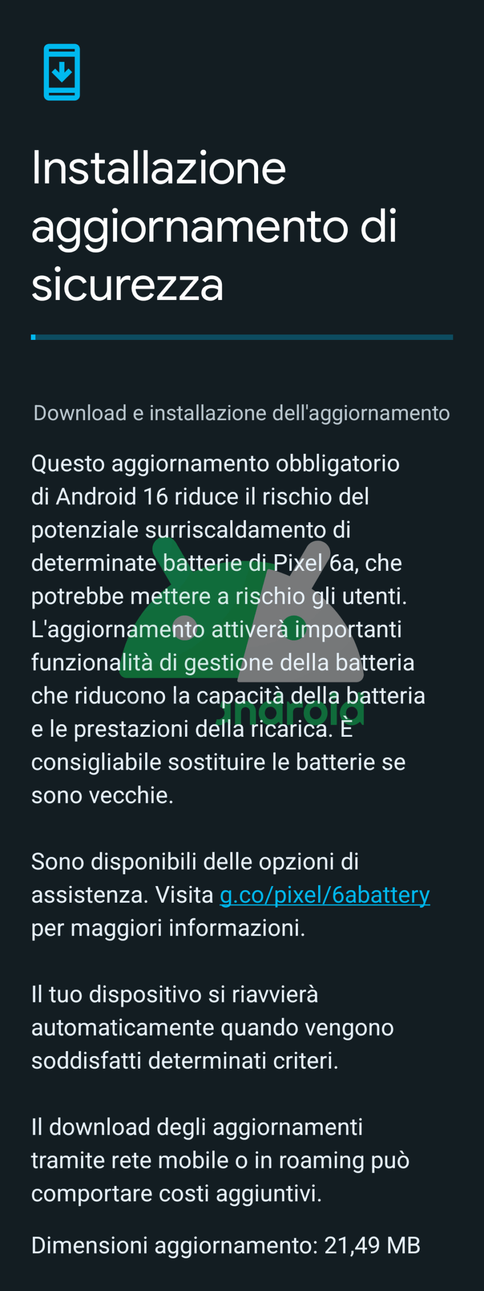 20250708 Android 16 - Patch of July 2025 - Google Pixel 6a