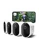 Arlo Pro 5 WiFi WiFi Camera Wireless, Internal WiFi camera, 2K HDR, siren alarm house, movement sensor, night vision colors, tests included secure, 4 cameras, white