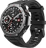 Amazfit T-Rex 3 Outdoor Smartwatch 48mm Display AMOLED, Maps & Amp; Offline navigation, 6 dual band satellite systems GPS, 27 days of battery life, NFC payment, 170+ Sport for adventure mode