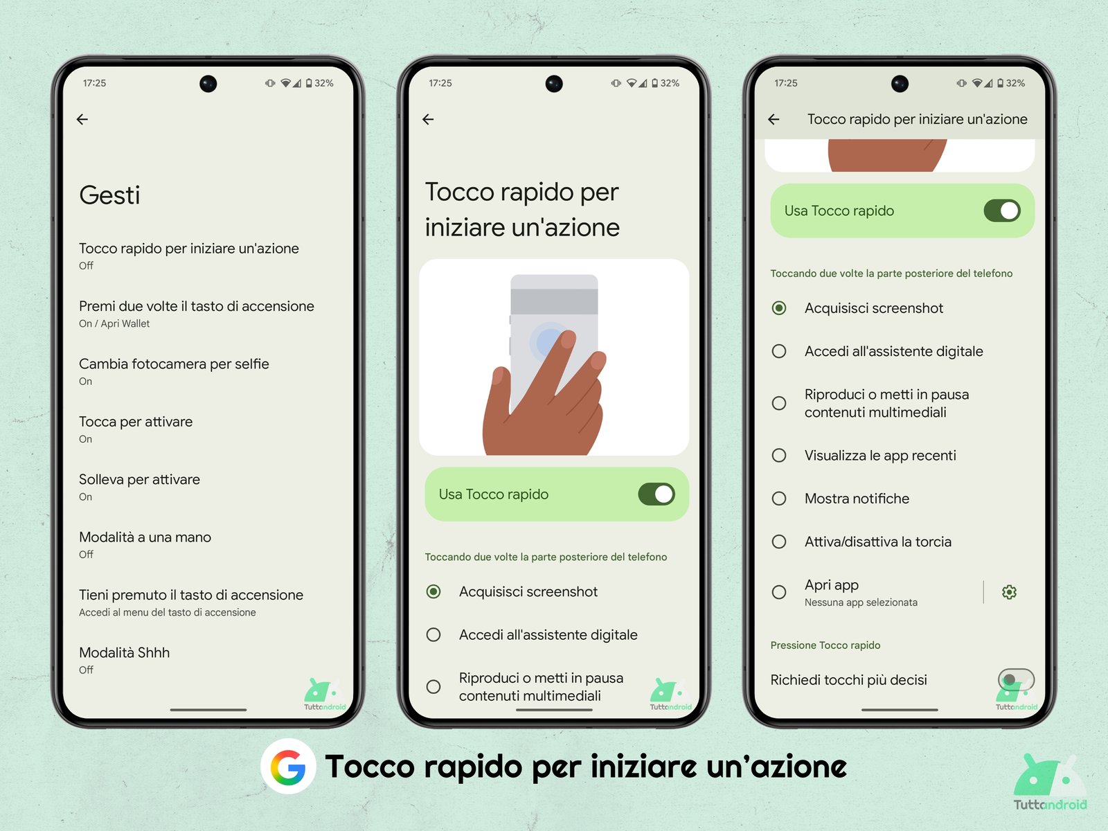 Five useful functions of Google Pixel - 02 Gestures - Quick touch