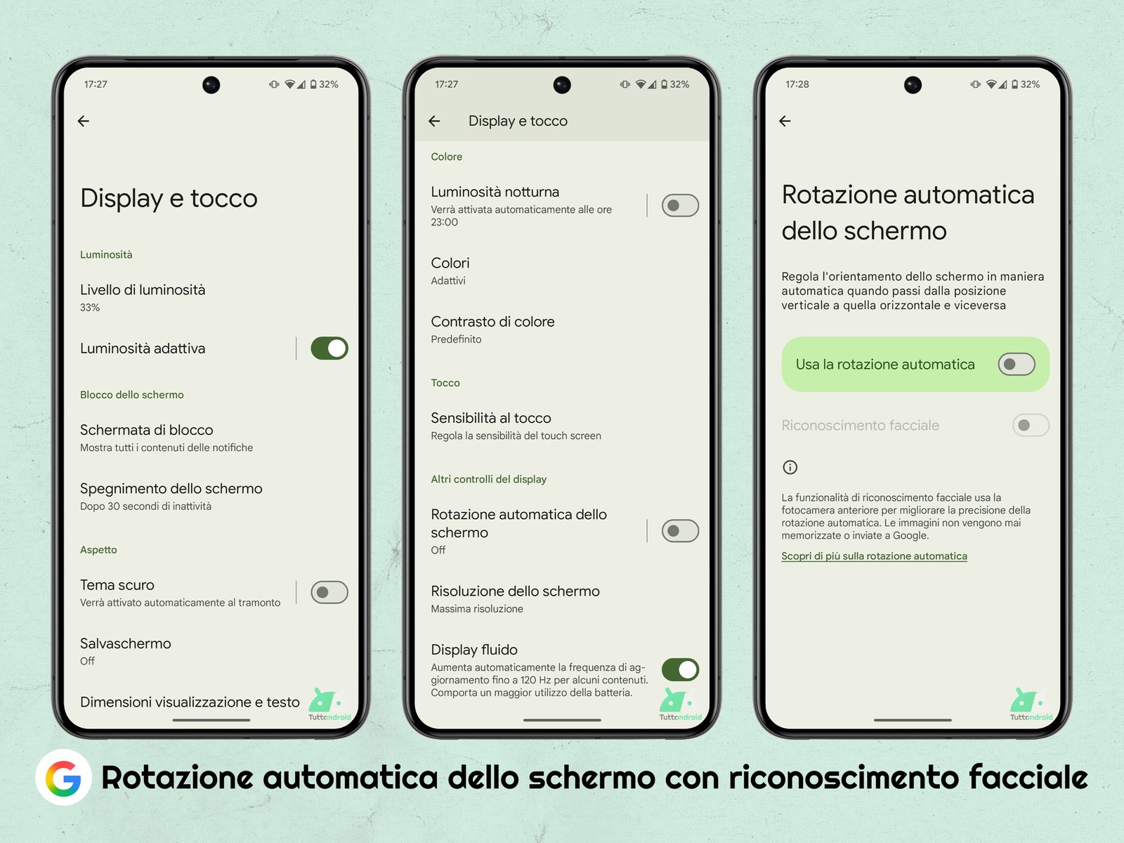 Five useful functions of Google Pixel - 04 Automatic rotation