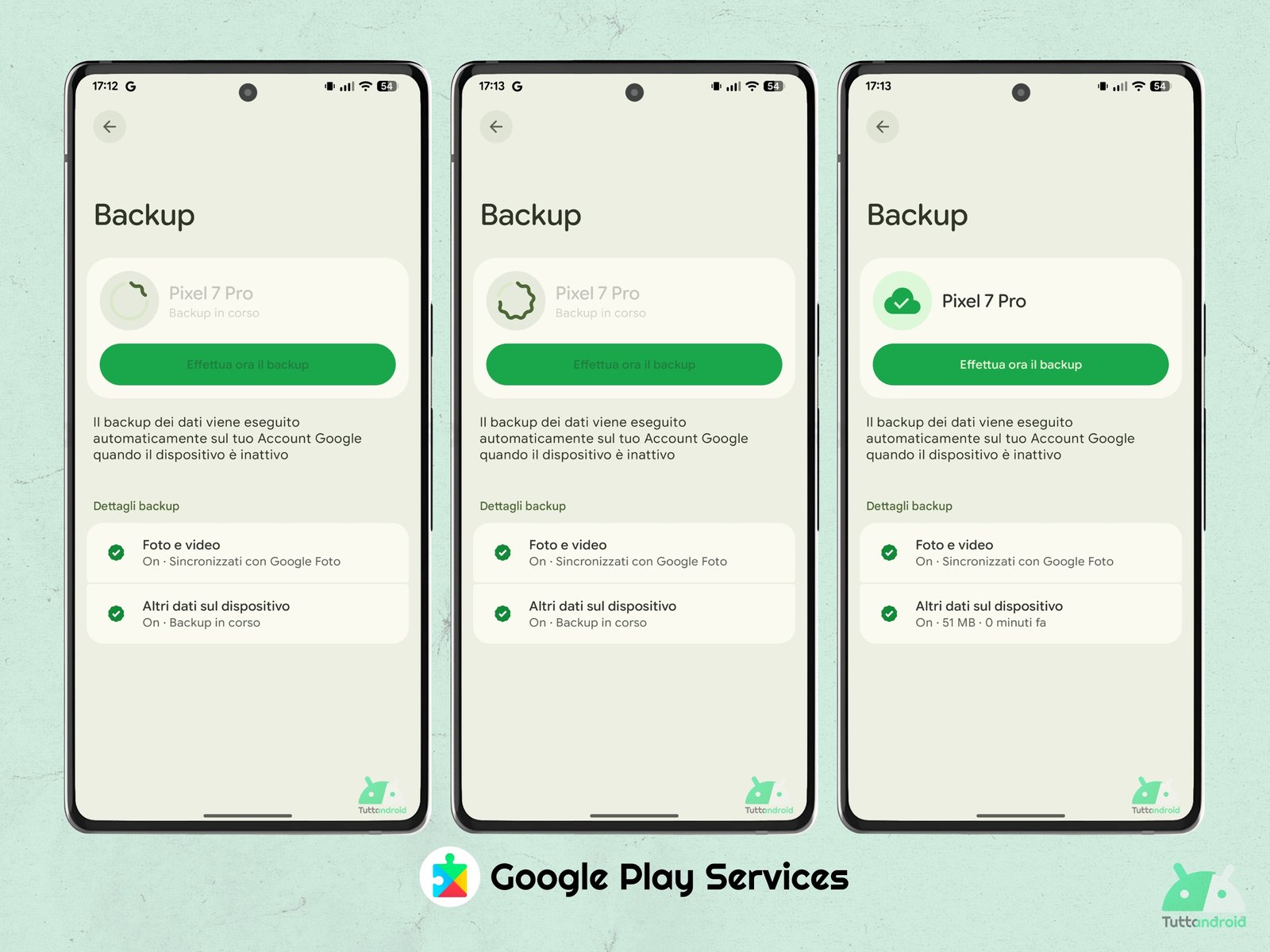 Google Play Services V25.26 (July 2025) - New UI Backup of Google One