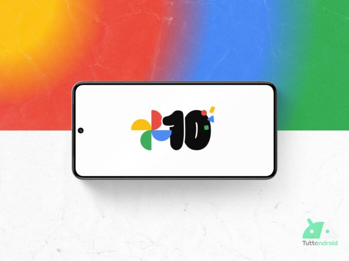 Google Foto decimo anniversario 2015-2025