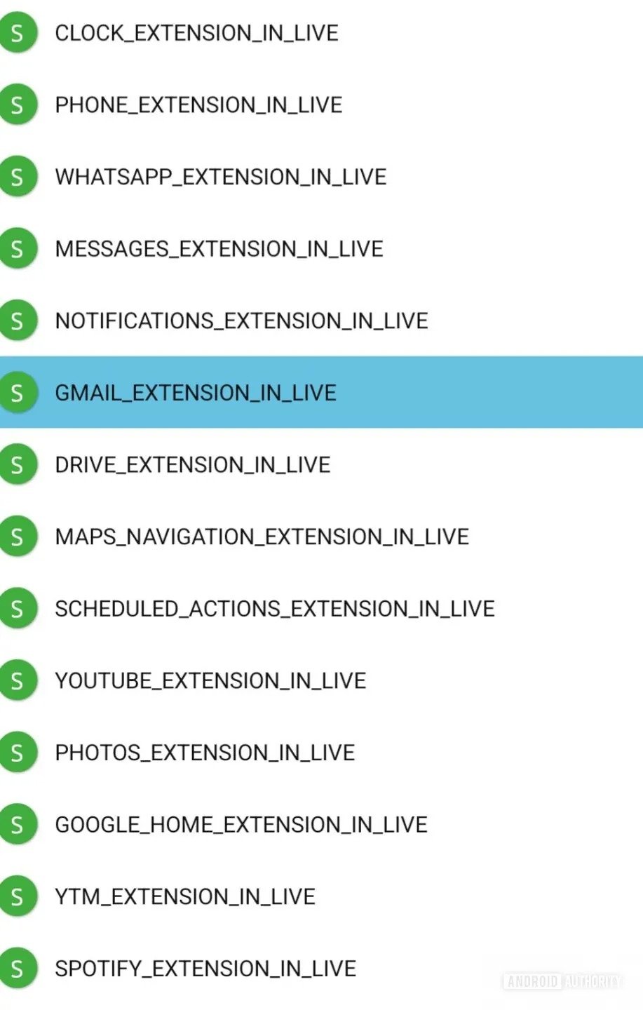 Gemini Live Extensions