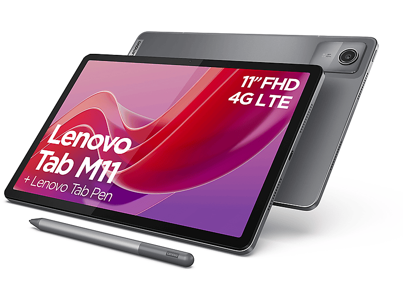 Tablet Lenovo Tab M11, 128 GB, 4G (LTE), 11 ”, Luna Gray