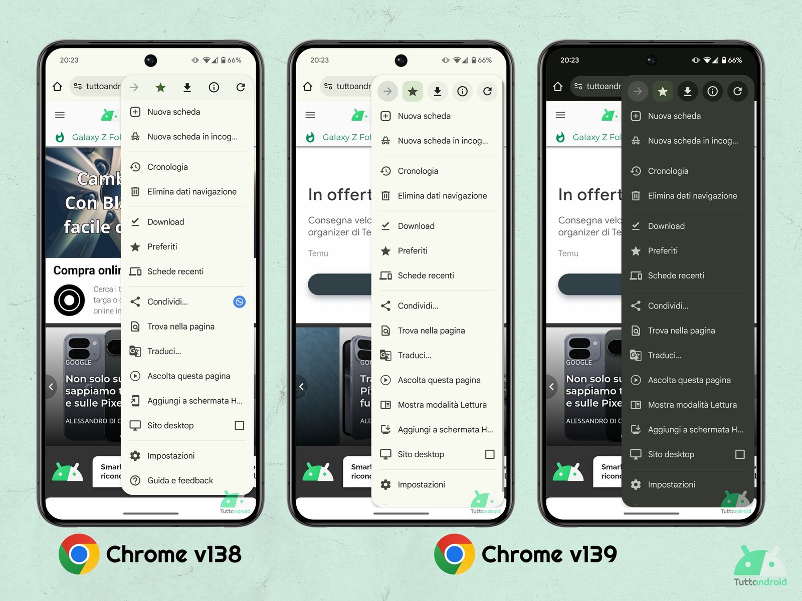 Google Chrome V139 - Overlay M3E buttons