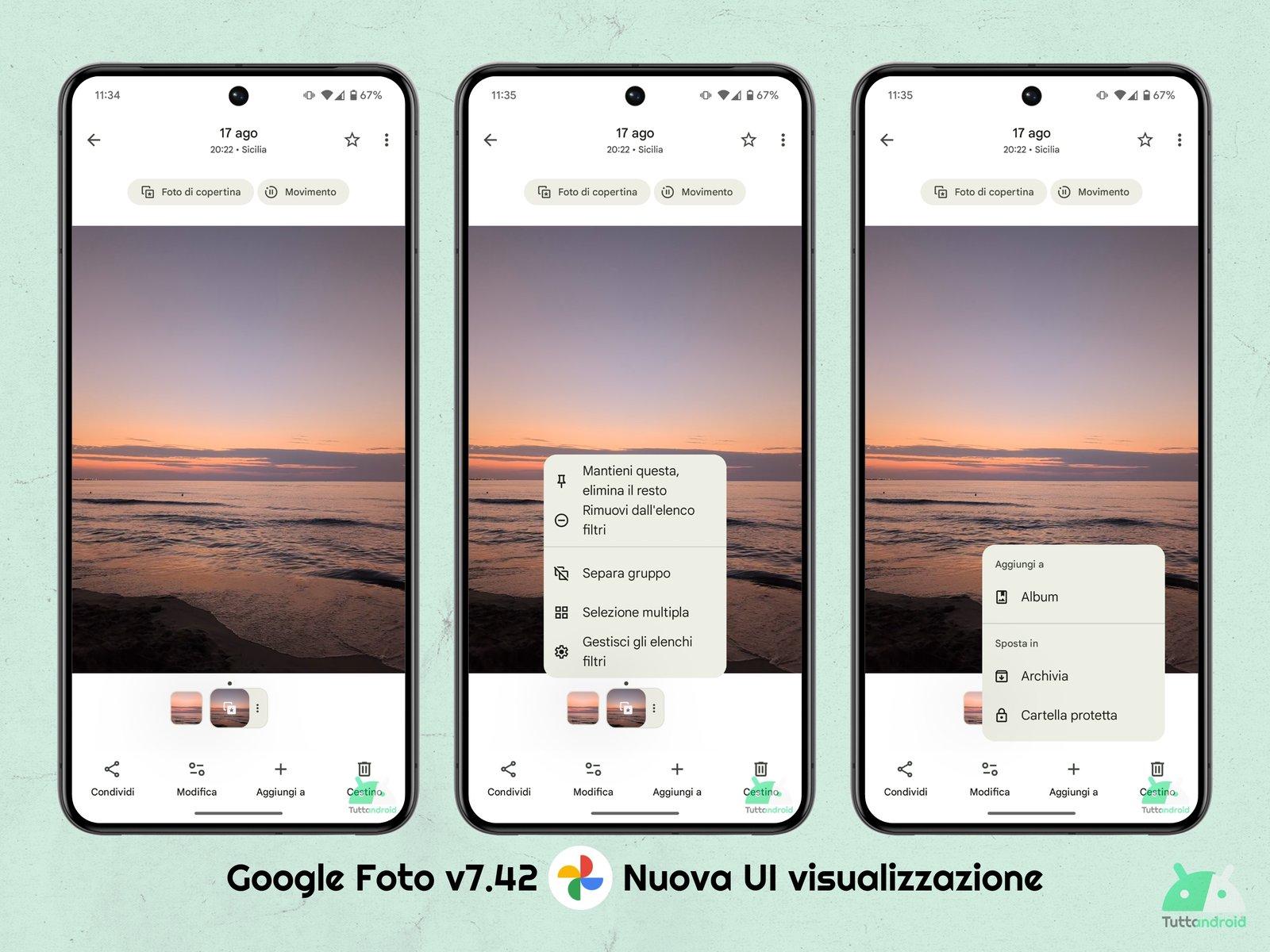 Google Photo V7.42 - New UI View images on Android