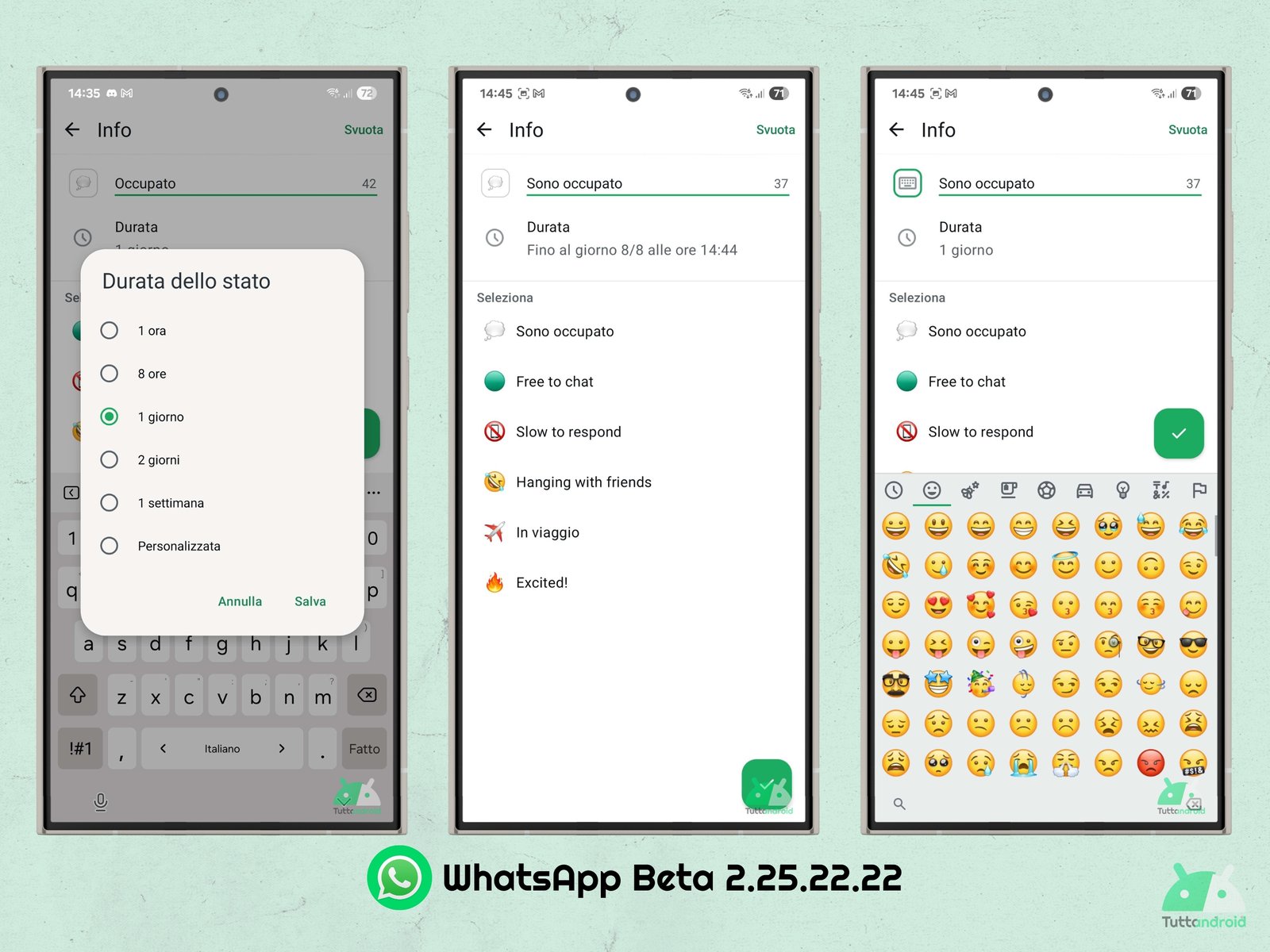 WhatsApp Beta 2.25.22.22 - Temporary state messages