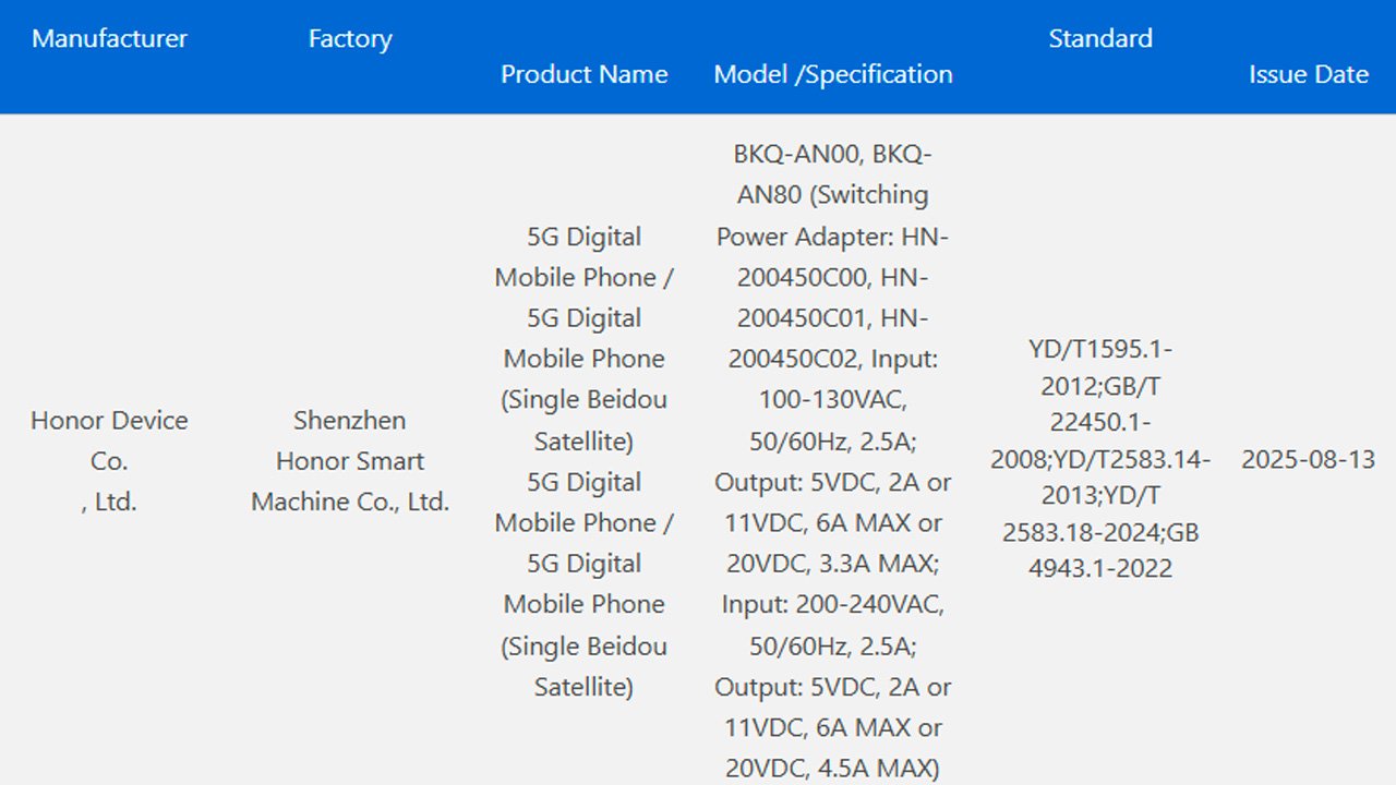 Honor Magic 8