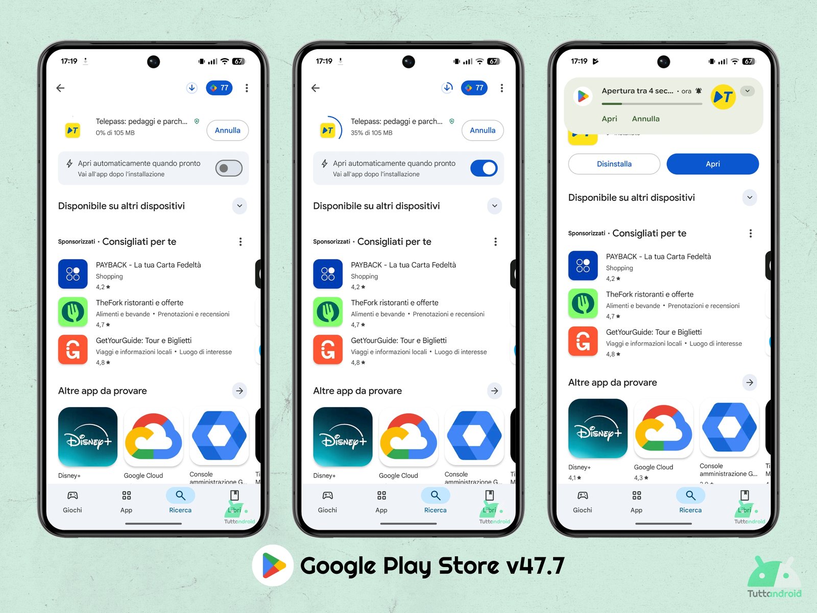 Google Play Store V47.7 - Automatic App