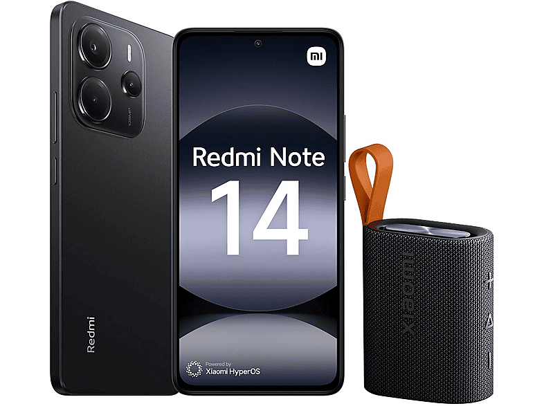 XIAOMI Redmi Note 14 + SoundPocket, 256 GB, Midnight Black