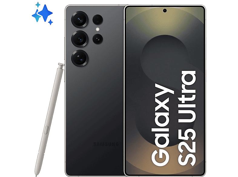 SAMSUNG Galaxy S25 Ultra 512GB, 512 GB, Titanium Black