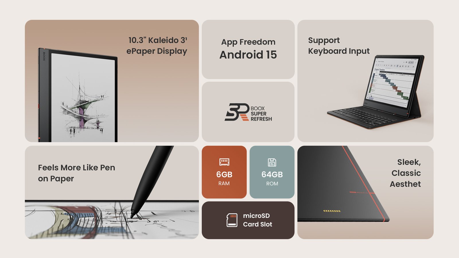 BOOX Note Air5 C uff - Specific Highlights