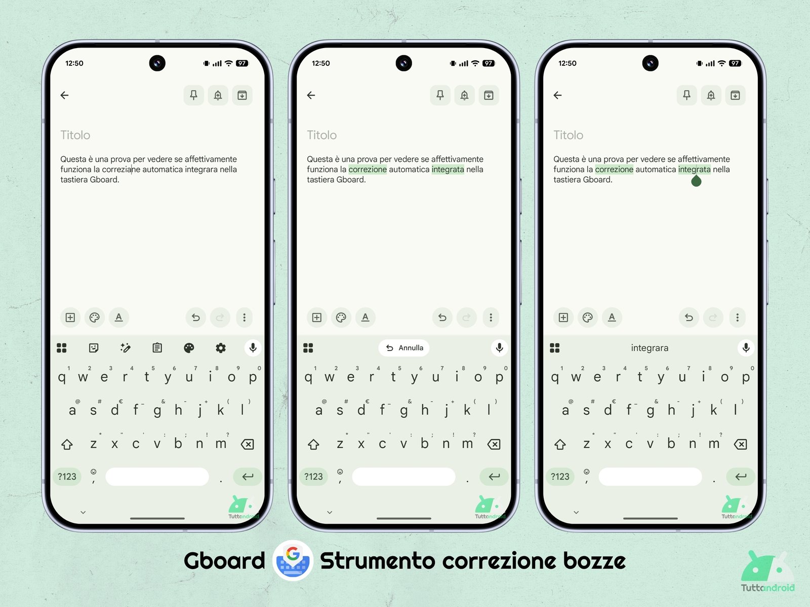 Gboard - Proof correction tool