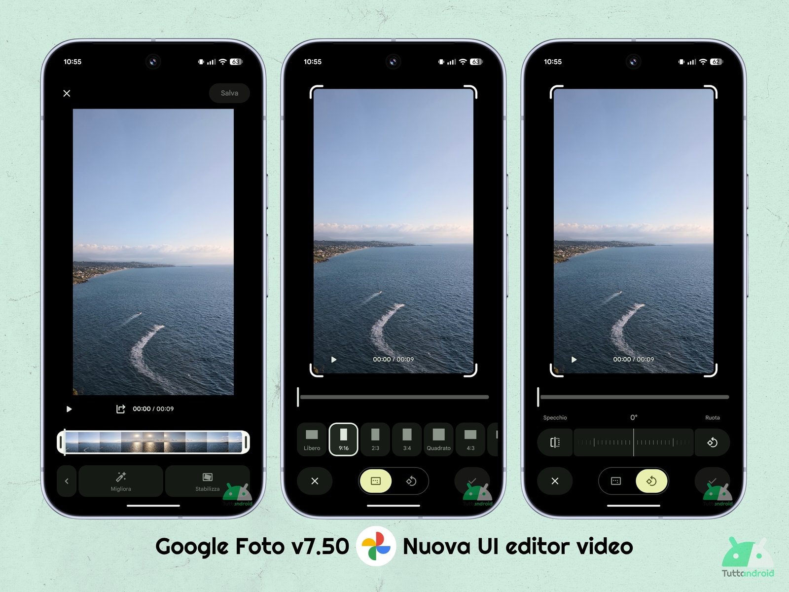 Google Photos v7.50 - New video editor UI