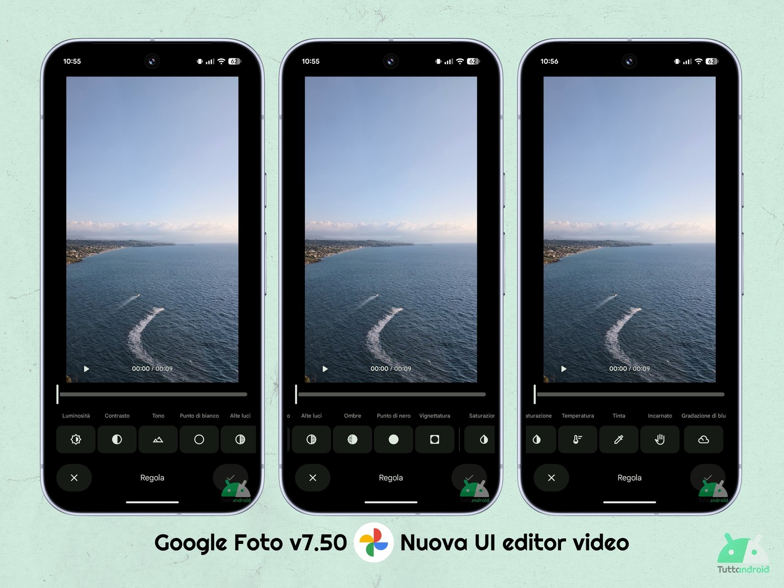 Google Photos v7.50 - New video editor UI