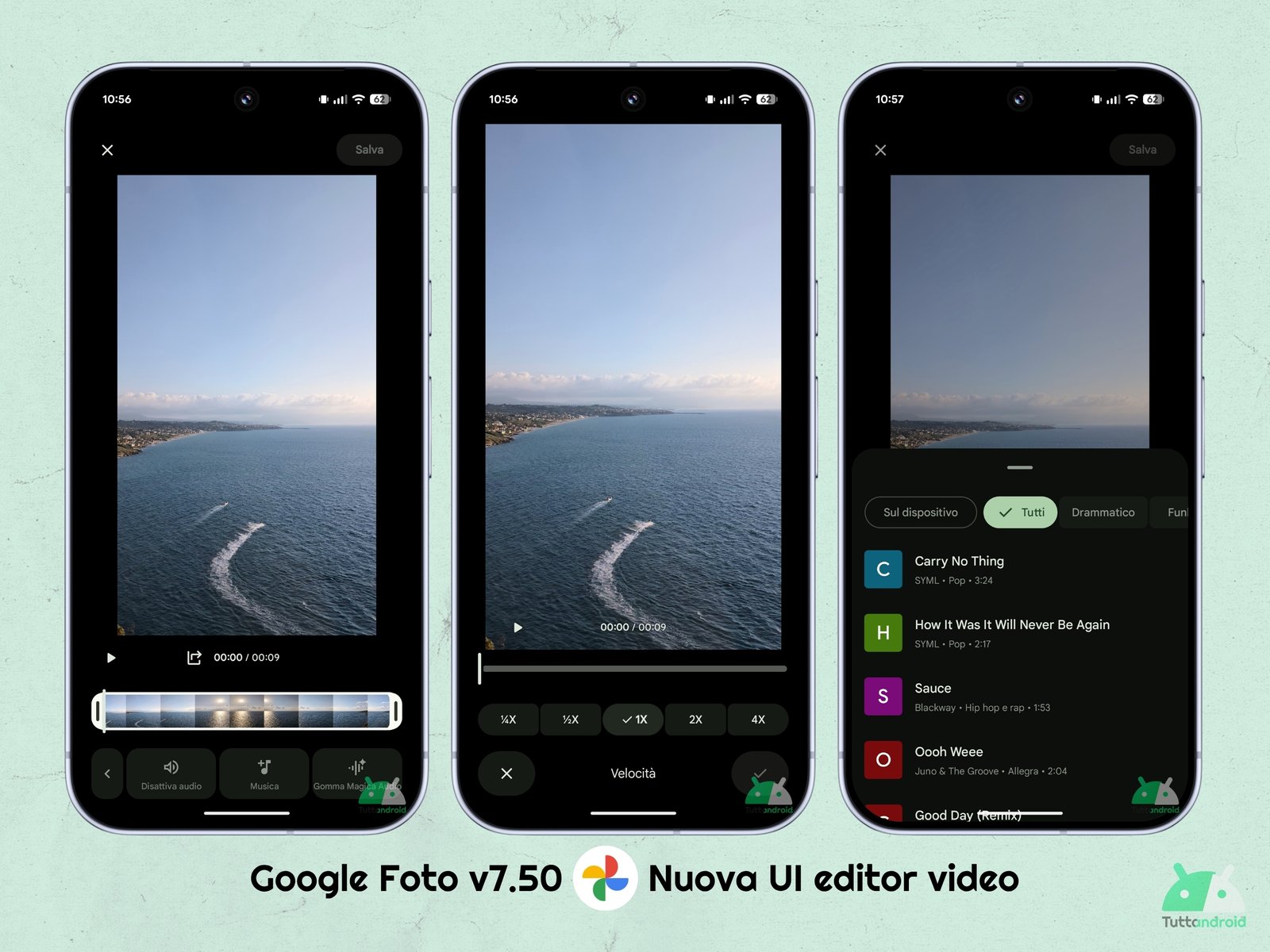 Google Photos v7.50 - New video editor UI