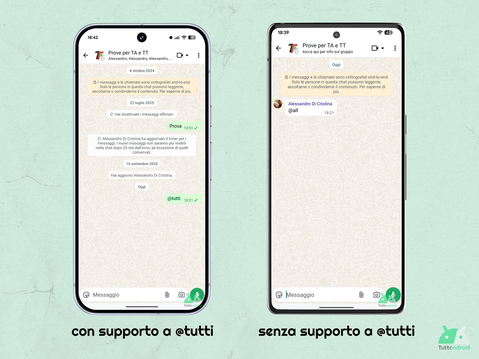 WhatsApp Beta v2.25.31.9 - Without support for mentioning everyone in groups