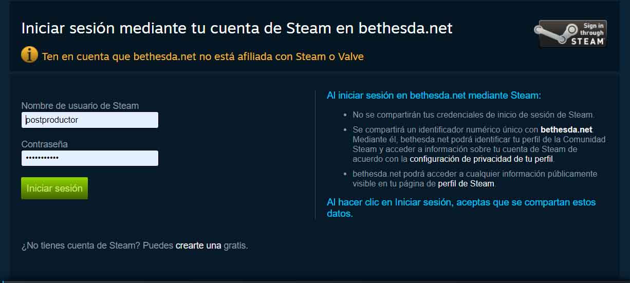 How to migrate your Bethesda account to Steam