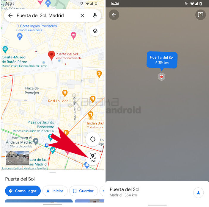 Google Maps Live View Orientation