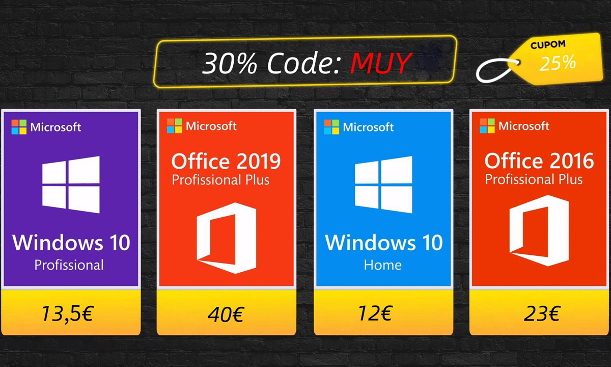 Up to 91% discount: Windows 10 for life for 13 euros, Office for 23 euros,  and more! - How smart Technology changing lives
