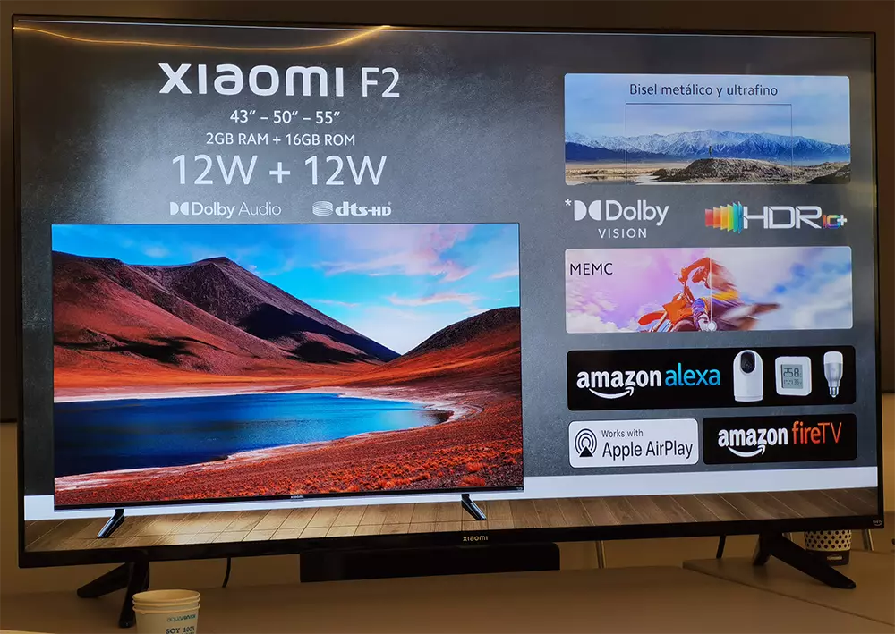 Xiaomi F2 Series Smart TV with FireOS with summary of features