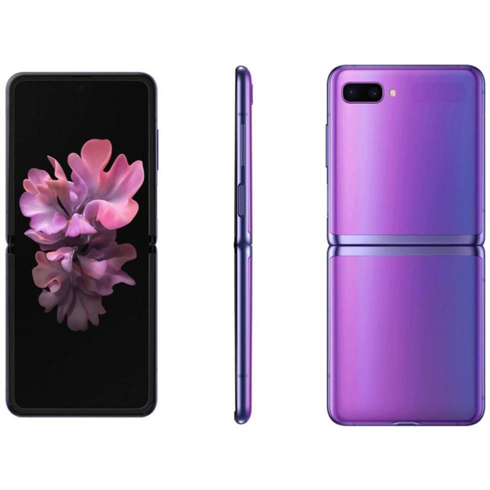 Samsung Galaxy Z Flip in purple