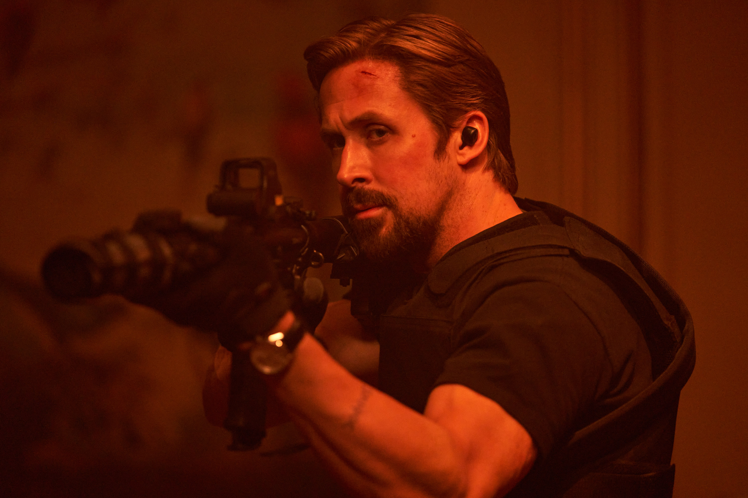 Ryan Gosling as Court Gendry.  (Paul Abell/Netflix)