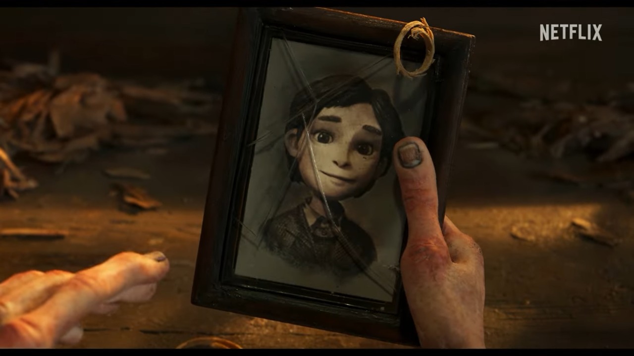 New images of "Pinocchio", by Del Toro and Mark Gustafson.  (Netflix)