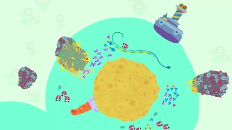 Hohokum Review: The former PlayStation exclusive on PC, and it's art straight away
