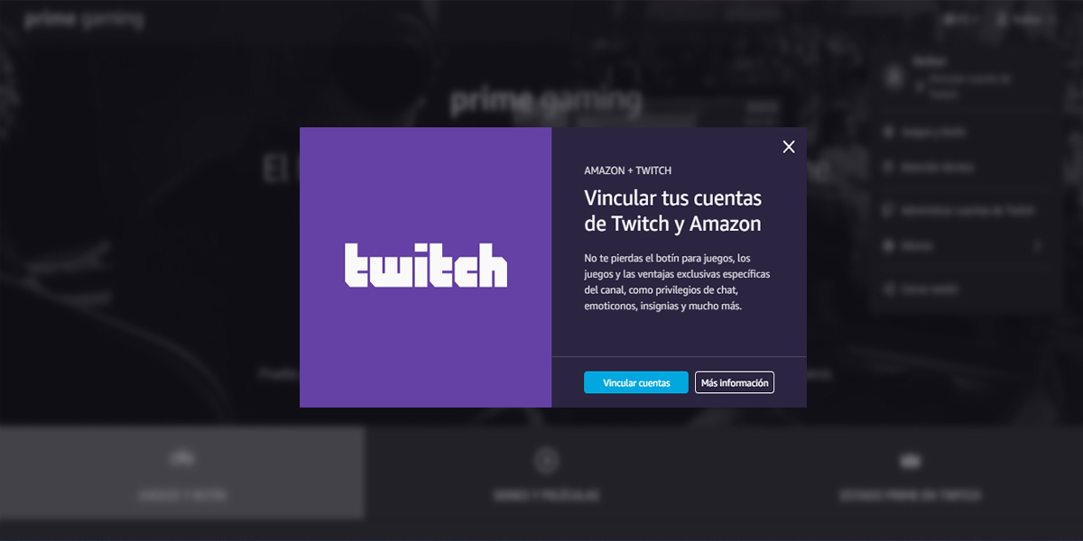 Steps to link your Amazon Prime account with Twitch
