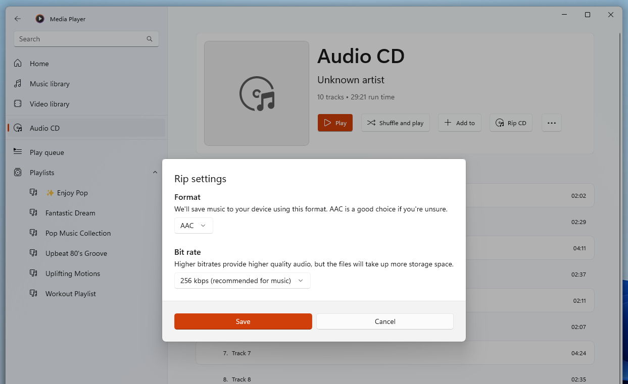 Windows 11 can now make a copy of a CD