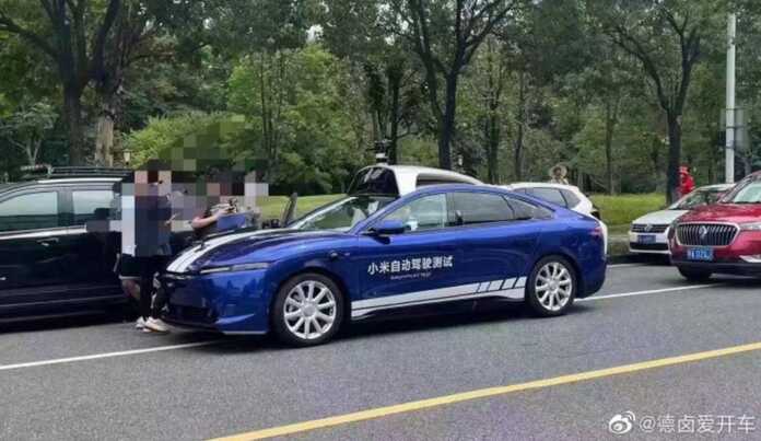 Xiaomi is already testing the autonomous driving system for its electric car

