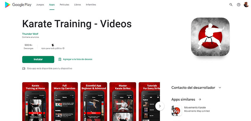 apps to learn karate_karate training