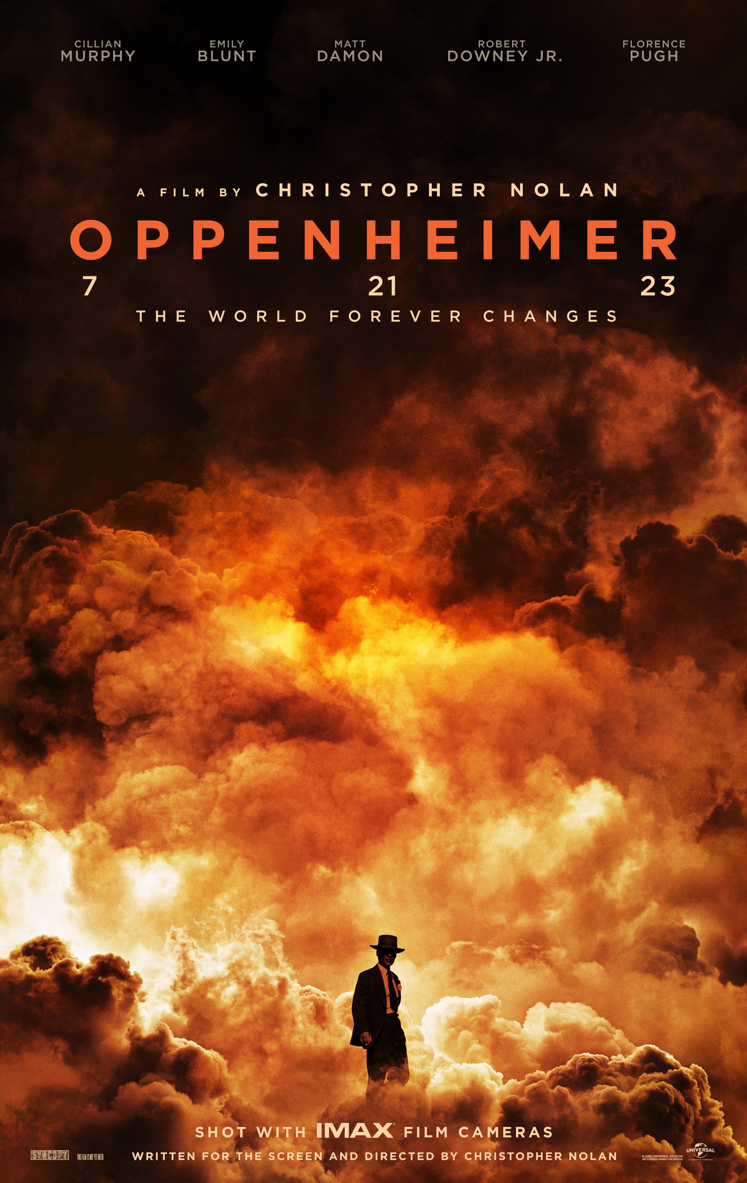 "Oppenheimer" poster with Cillian Murphy.  (Universal Pictures)