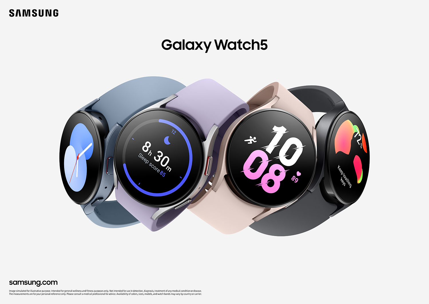 Samsung claims that both the Galaxy Watch5 and Galaxy Watch5 Pro will help people achieve personal goals.  (Samsung)