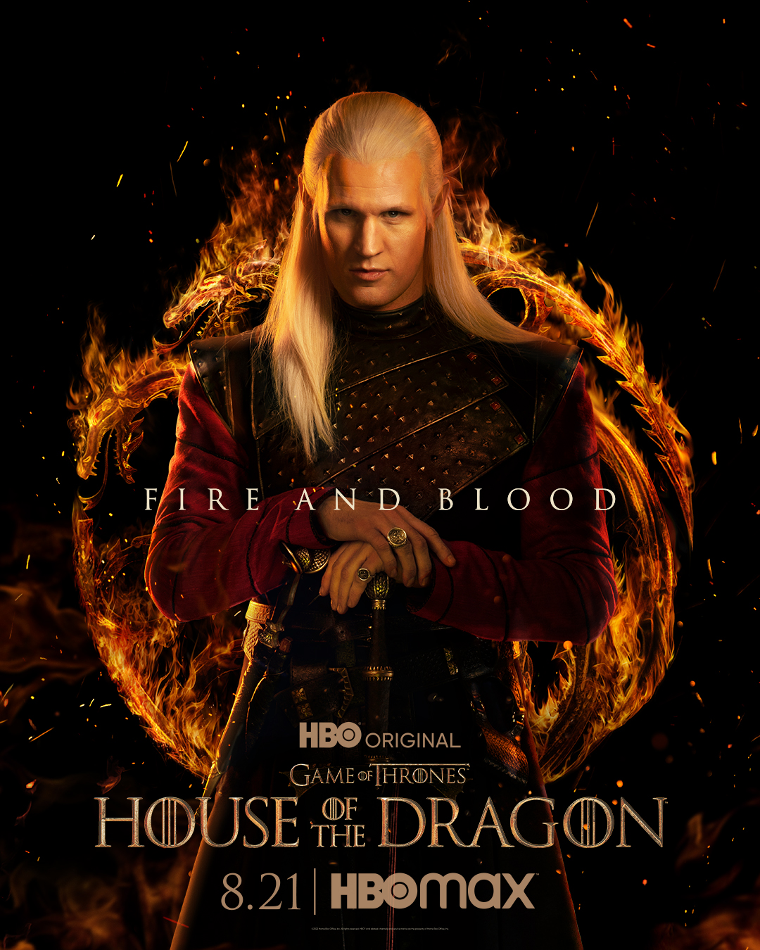 Matt Smith of "The Crown" will play Damon Targaryen in "House of the Dragon."  (HBOMax)