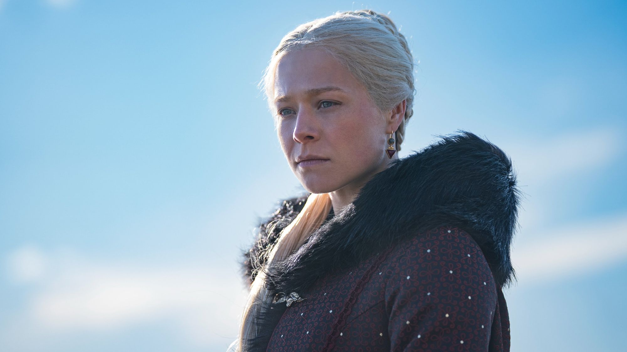 Emma D'Aracy is Princess Rhaenyra Targaryen as an adult.  (HBOMax)