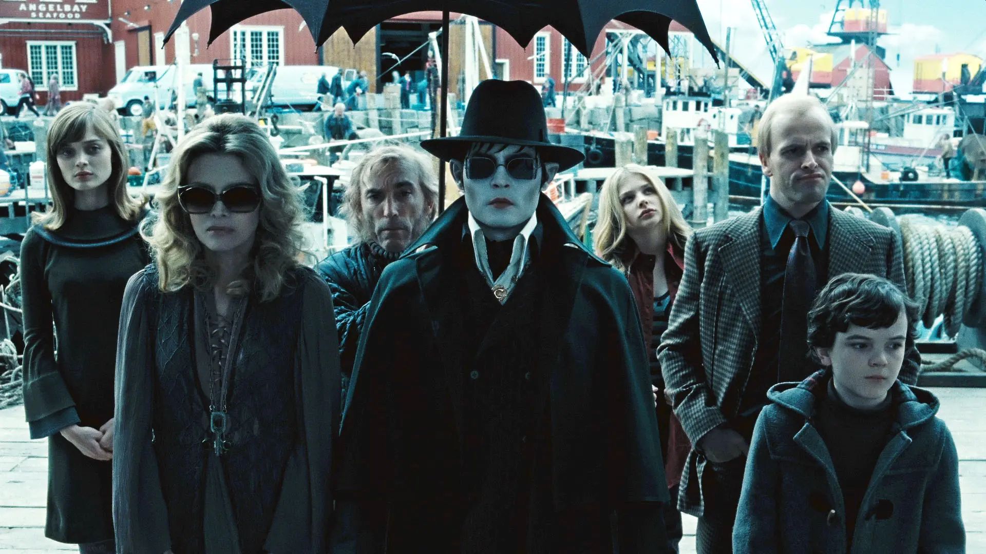 Johnny Depp stars in Tim Burton's fantasy comedy film.  (Warner Bros.)