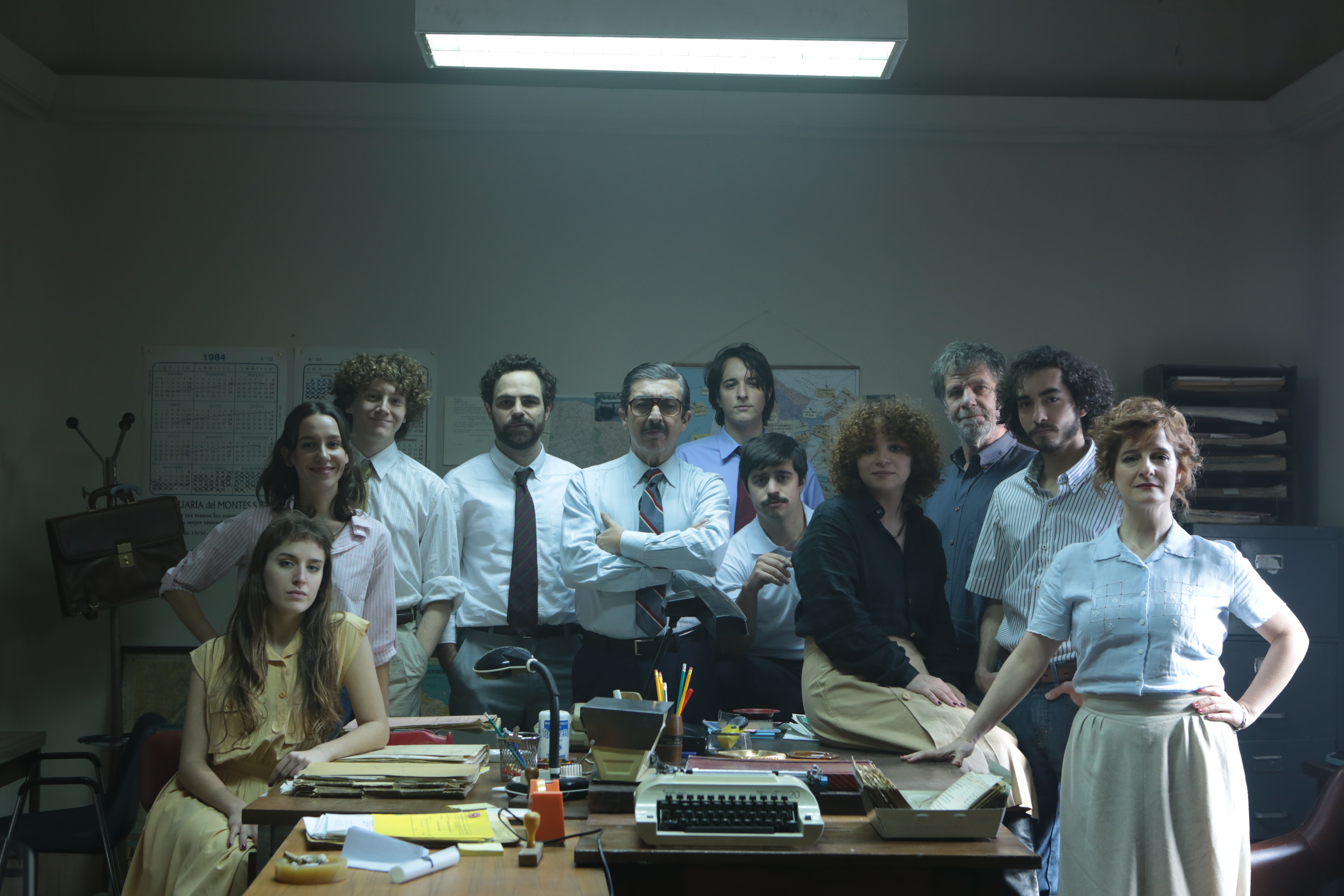 Unpublished images of "Argentina, 1985" with a large part of the cast.  (Prime Video)