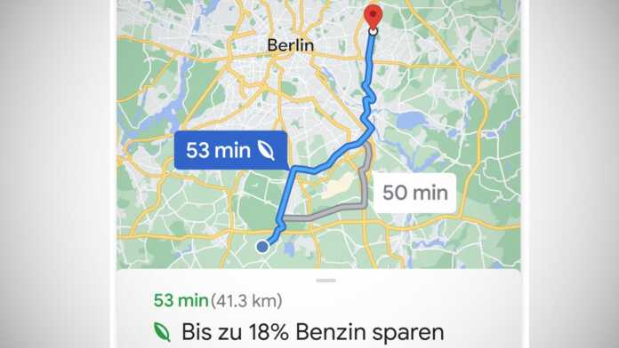 google maps fuel saving routes through germany.jpg