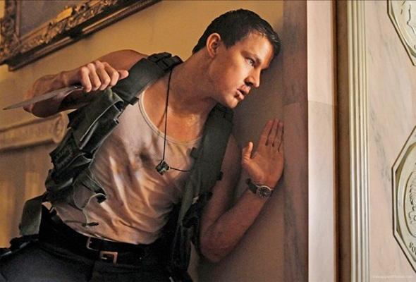 Channing Tatum in "The Fall of the White House."  (Columbia Pictures)