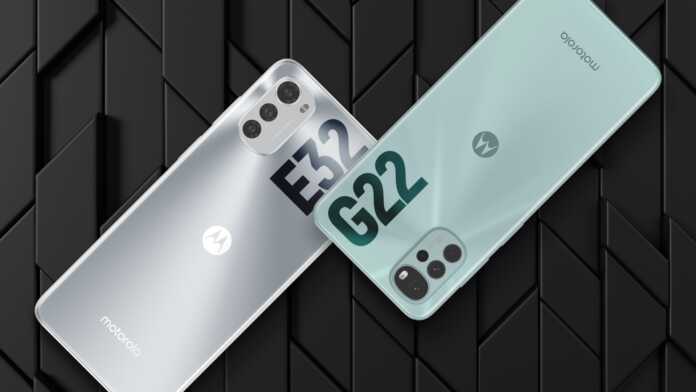  Moto E32 vs Moto G22: which line has better Motorola basics?  |  Comparative

