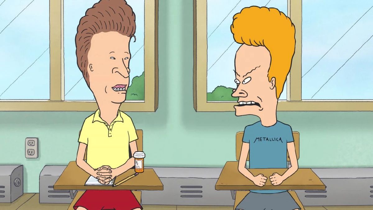 In modern times, Beavis and Butt-Head adapt to technological changes.  (Paramount Plus)