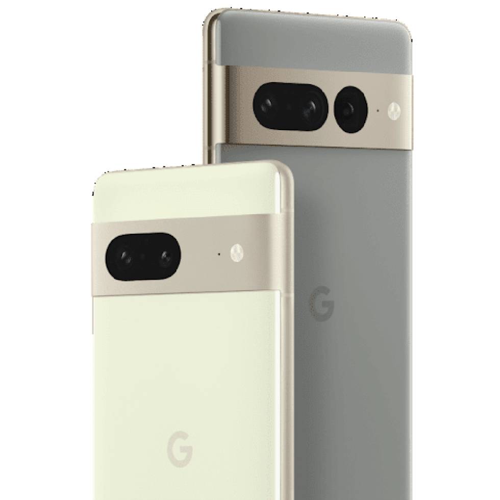 Rear image of the new Google Pixel 7