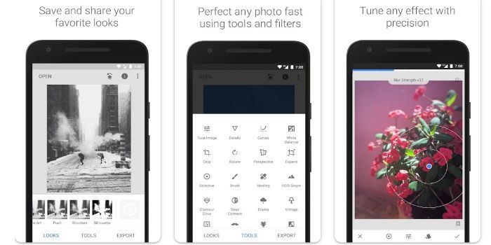 Android apps to take photos 